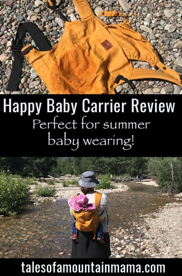 Happy Baby Carrier for Comfortable Summer Baby Wearing Tales of a Mountain Mama