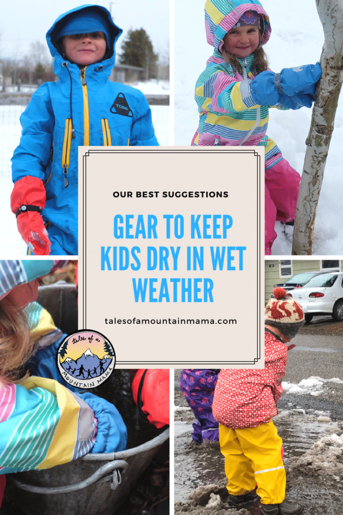 Gear to Keep Kids Dry in Wet Weather