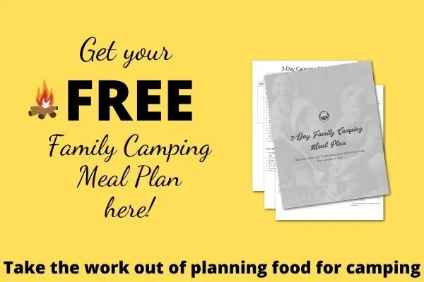 Family Camping Meal Plan Tales Of A Mountain Mama