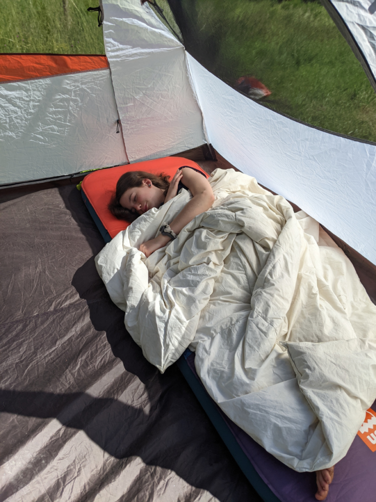 Family Camping Mat: UST Fillmatic Sleeping Mat Review - Tales of a