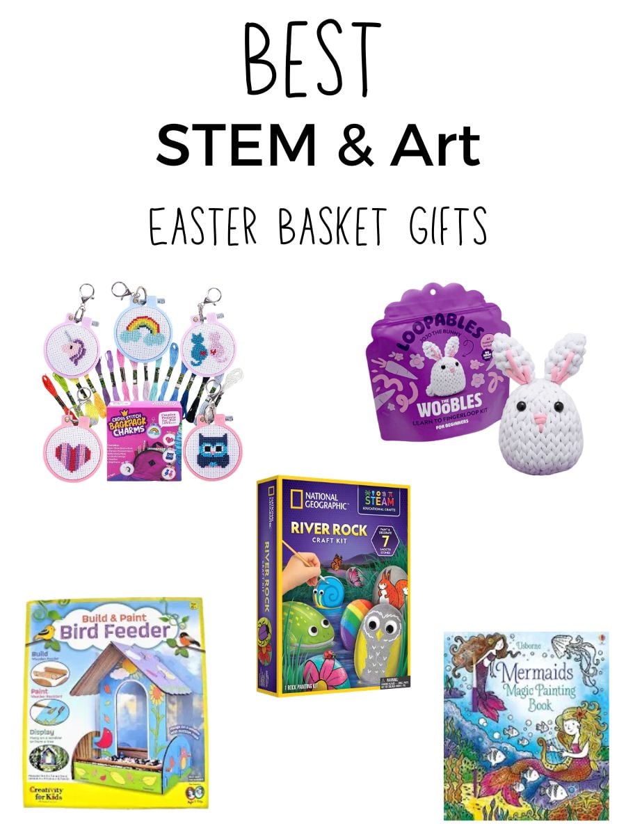 Easter Baskets for outdoor kids - Vertical - 3 Best STEM and Art and easter basket gift