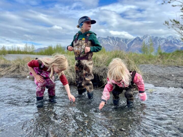 Fishing Waders for Kids, Children's Waterproof Waders with Boots