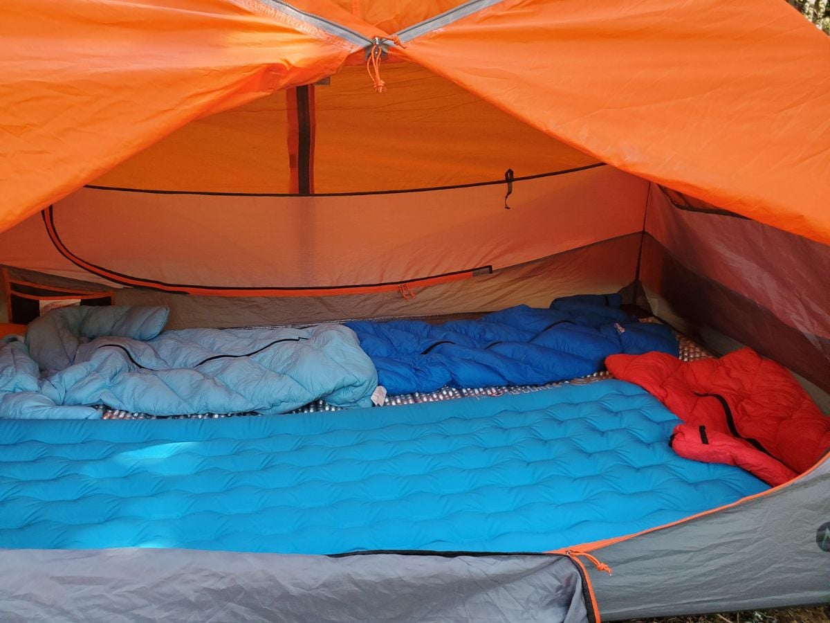 Best Family Tents Update Horizontal 3 Marmot limelight 2 person tent with sleeping bag set ups. Morrison kids sleeping bags.