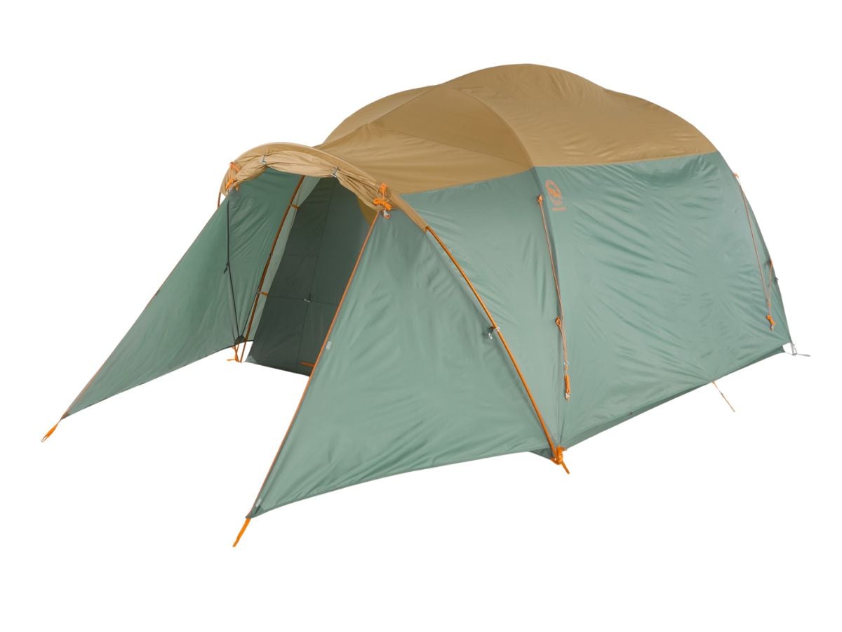 Best Family Tents Update Horizontal 5 Big Agnes Bunk House 6 in green and brown