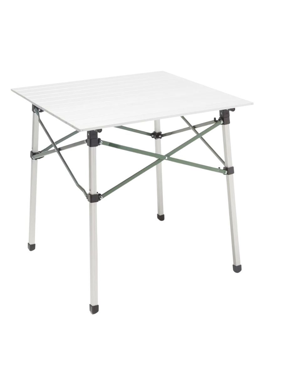 Silver roll top table