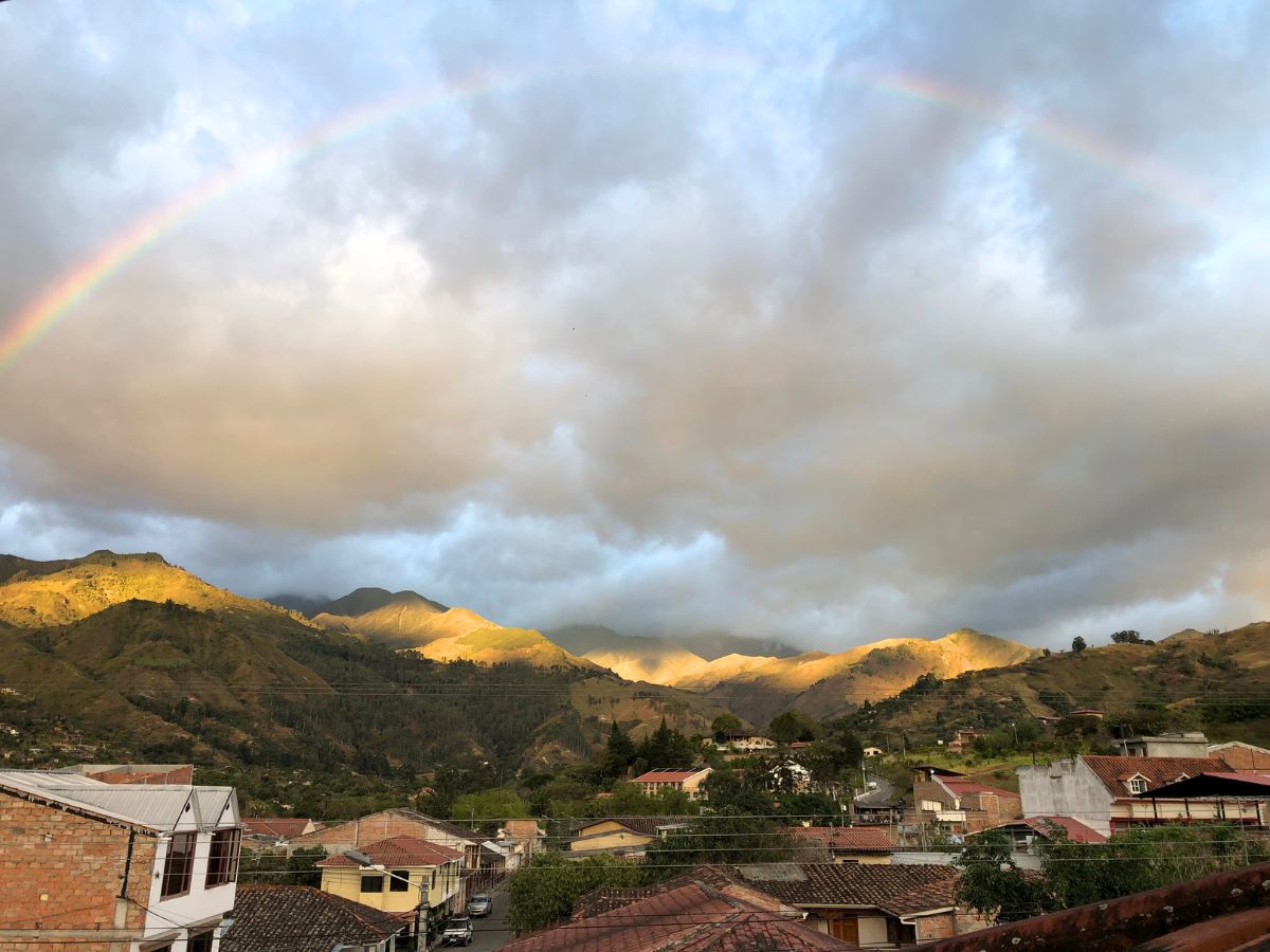 Vilca Travel Guide 3 A rainbow over the town of Vilcabamba, Ecuador