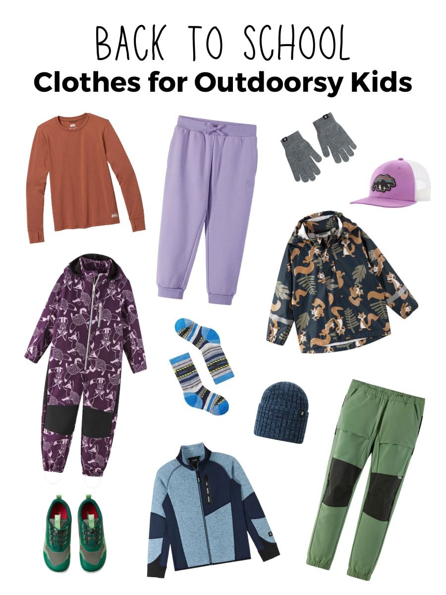 Back to School Gear 6 Back to School Clothes for Outdoorsy Kids