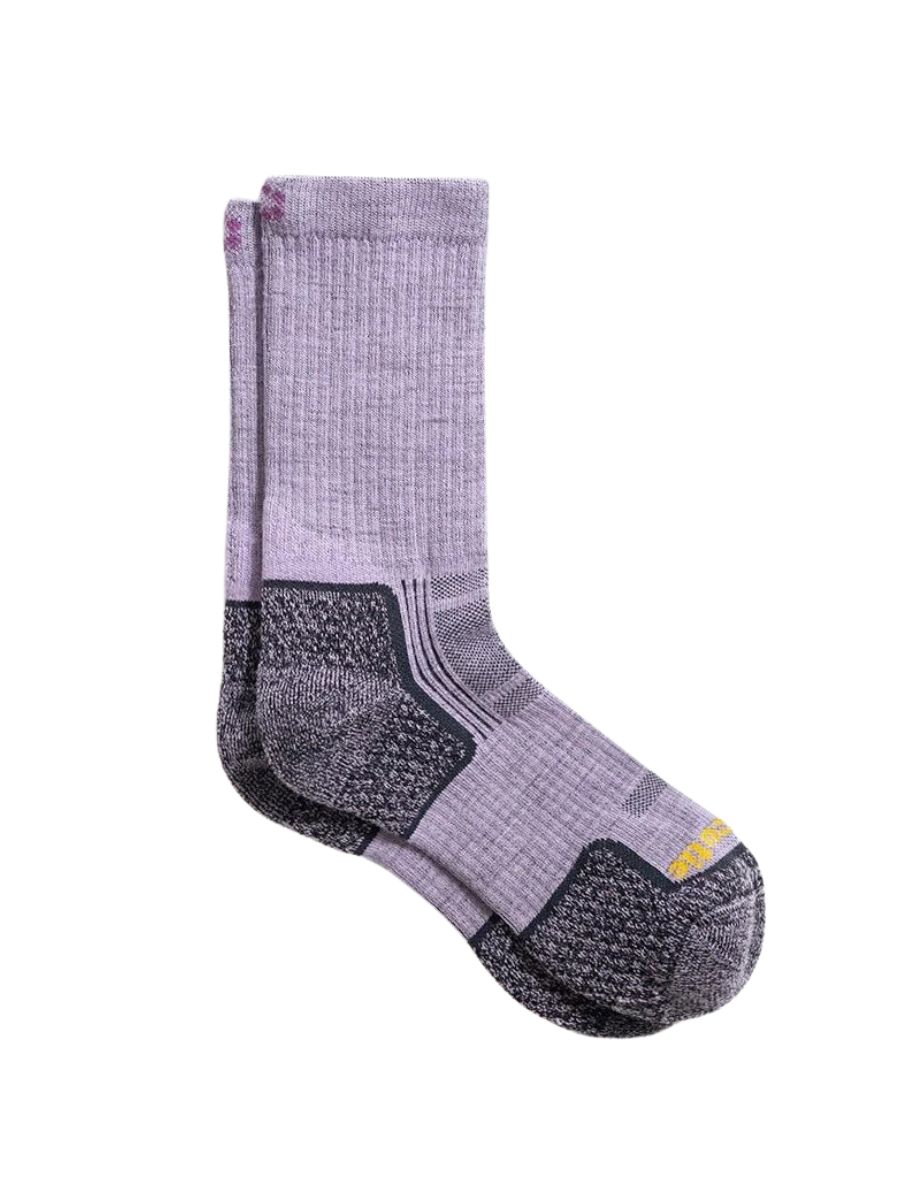 A stock image of purple socks.