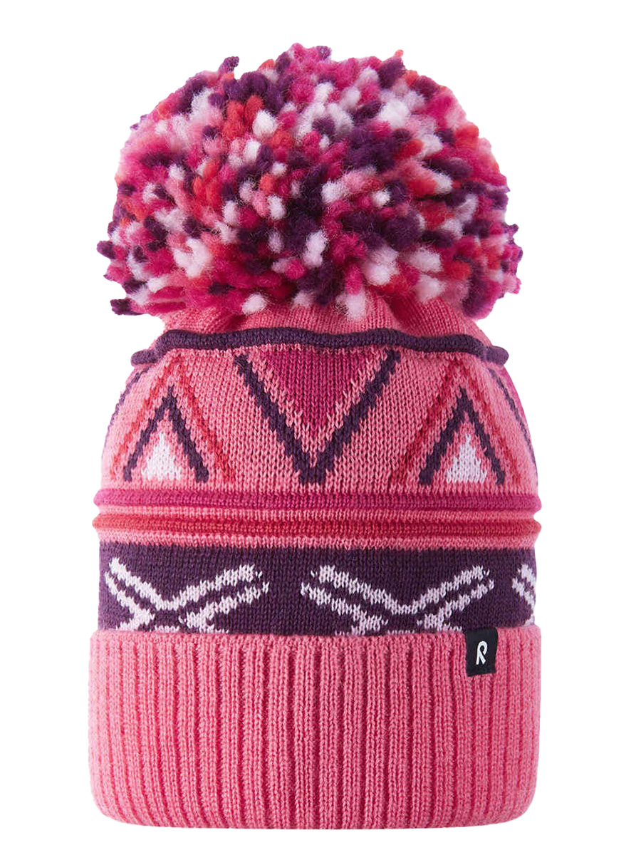 Pink Reima Kirjoen beanie