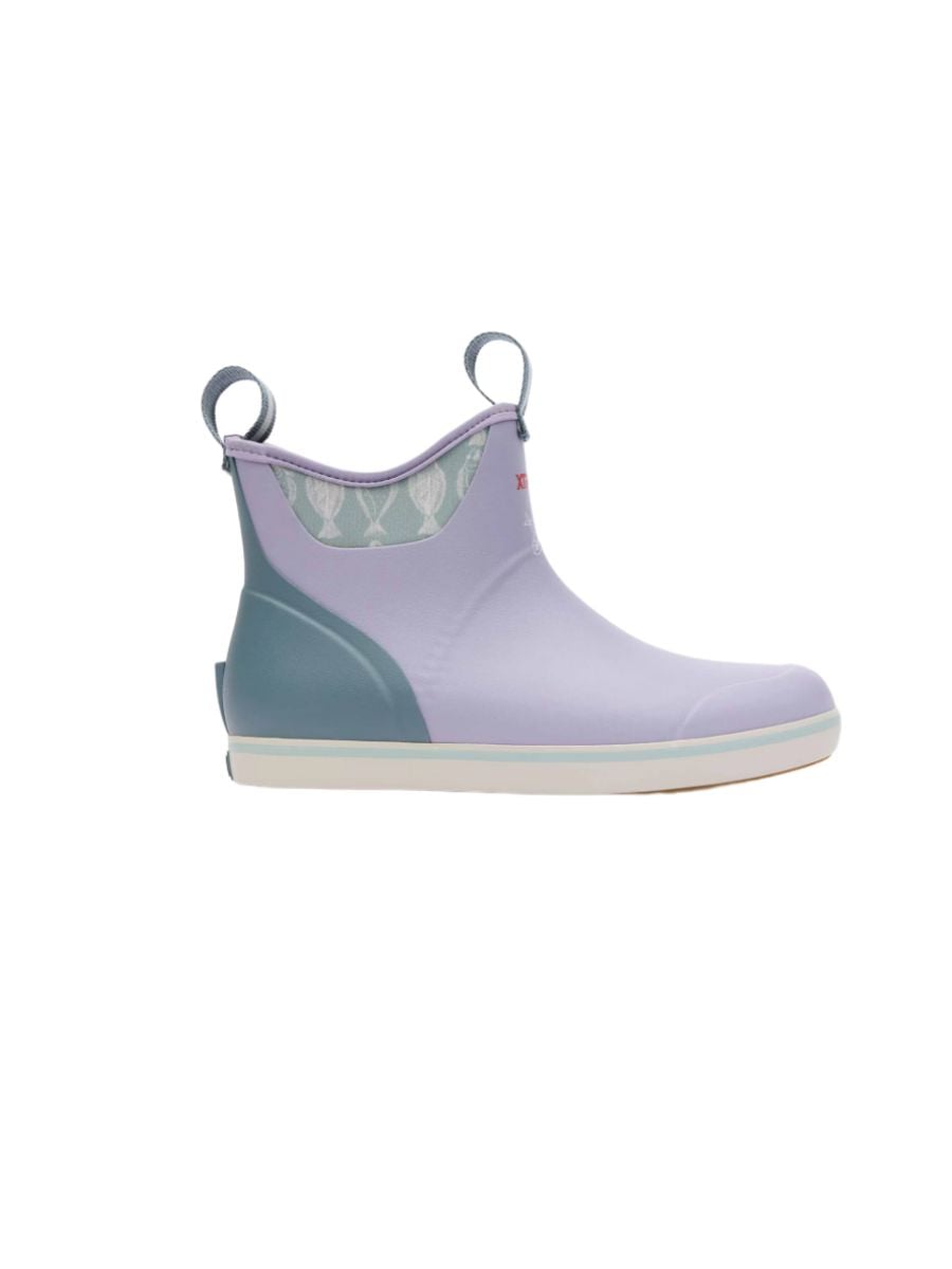 Light purple short rain boots