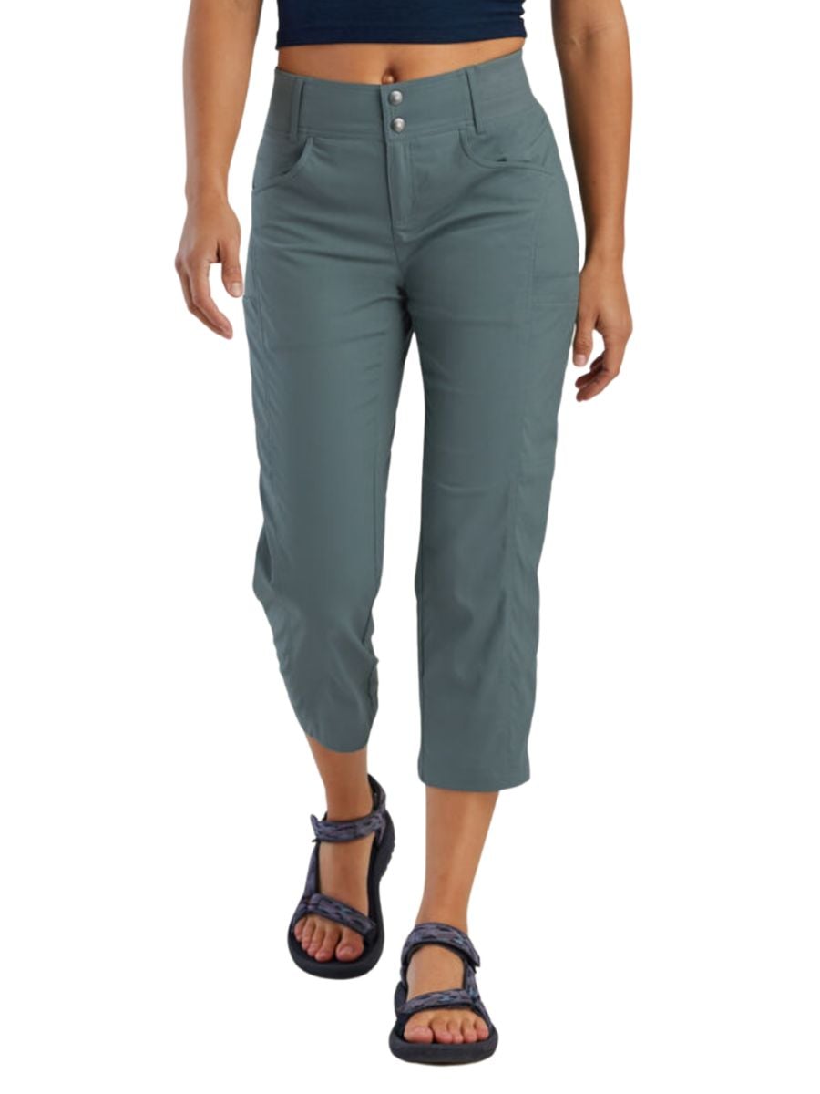 Capri pants shown on body